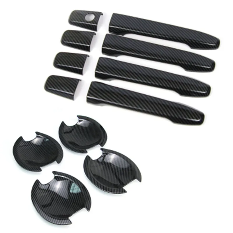 high quality ABS Door handle Protective covering Cover Trim for Mitsubishi Lancer/Lancer X/Lancer Evo 2010- Car styling