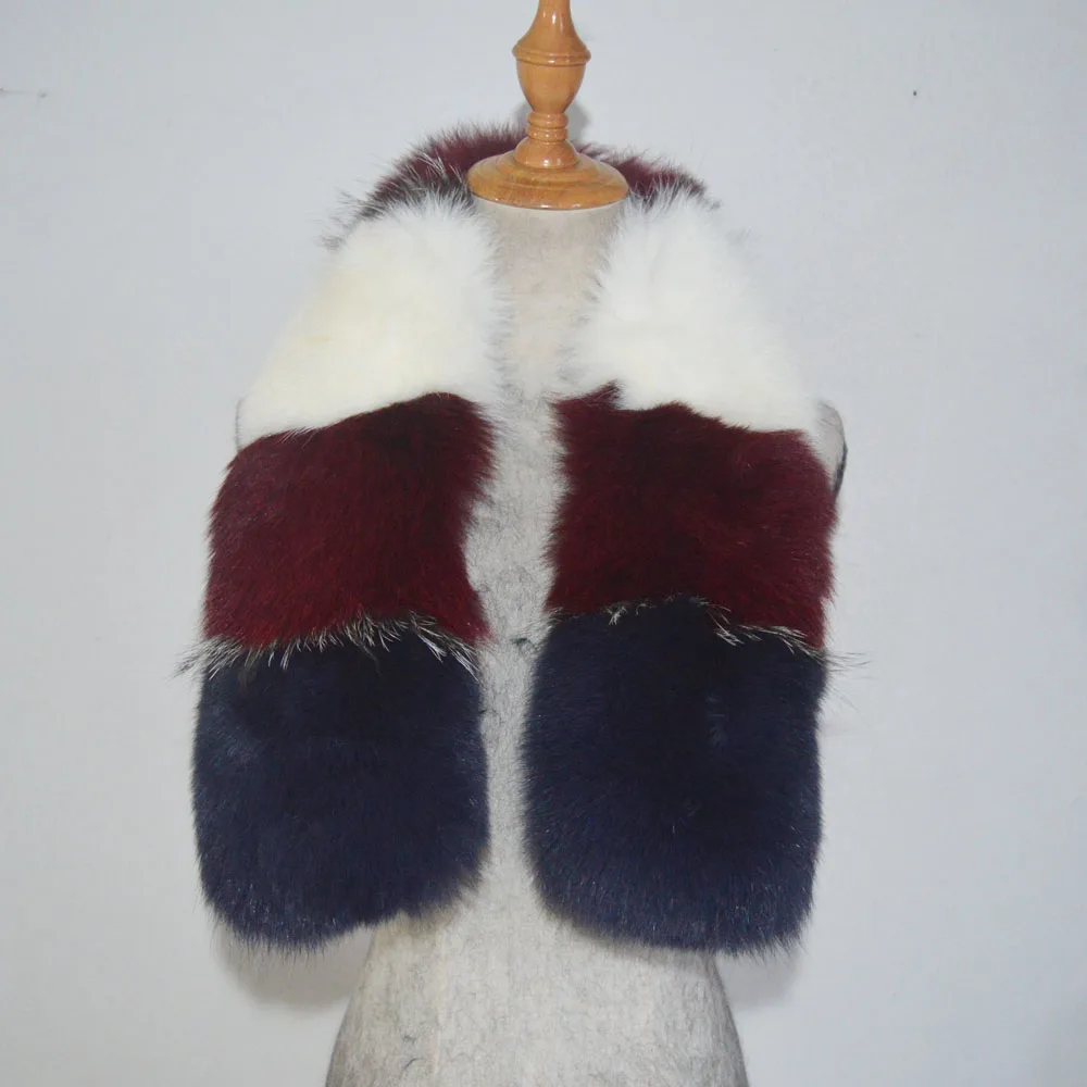China Post Air Mail Free Shipping SJ101 Best Sell Top Quality New Arrival 2019 Women Fox Fur Scarf from |