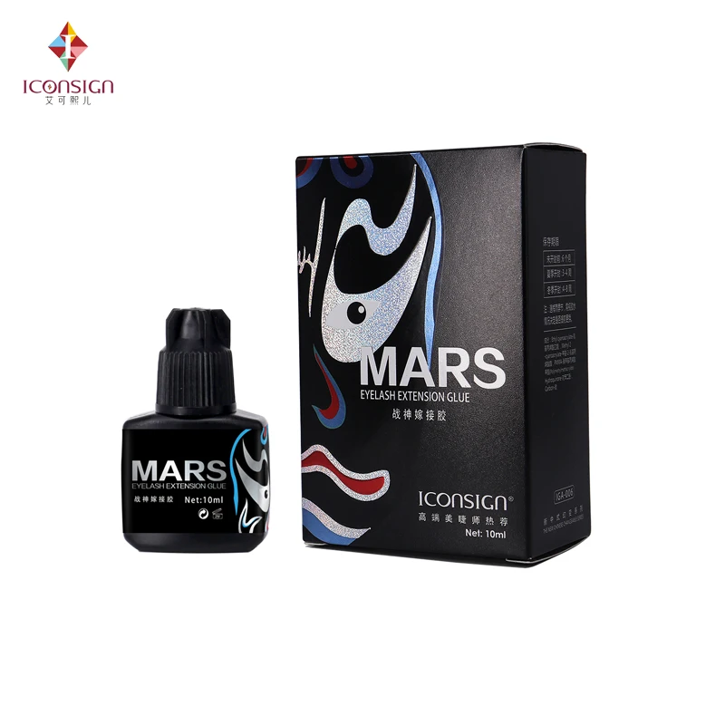 10 мл ICONSIGN новый товар для наращивания ресниц MARS клей 1 бутылка от 2 до 3 секунд