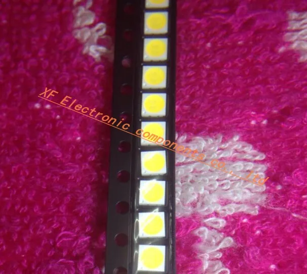 100 шт./лот светодиодная подсветка высокой мощности LED 3030 SMD лампы 6 в холодный белый