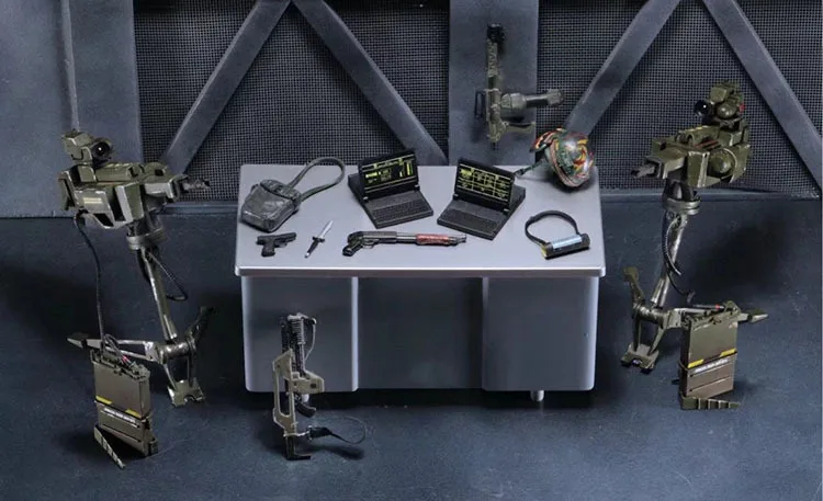 14 шт./компл. инопланетянин NECA Uscm Arsenal набор аксессуаров ПВХ Фигурки Коллекционная модель игрушки