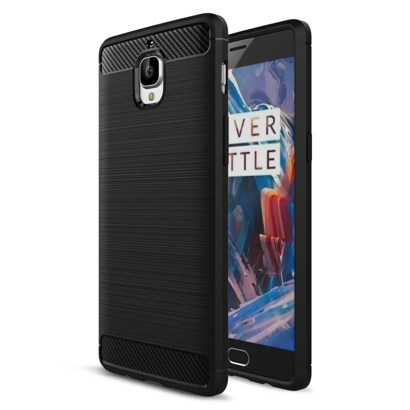 Чехол для телефона OnePlus 3/3t чехол из углеродного волокна матовый ТПУ чехлы
