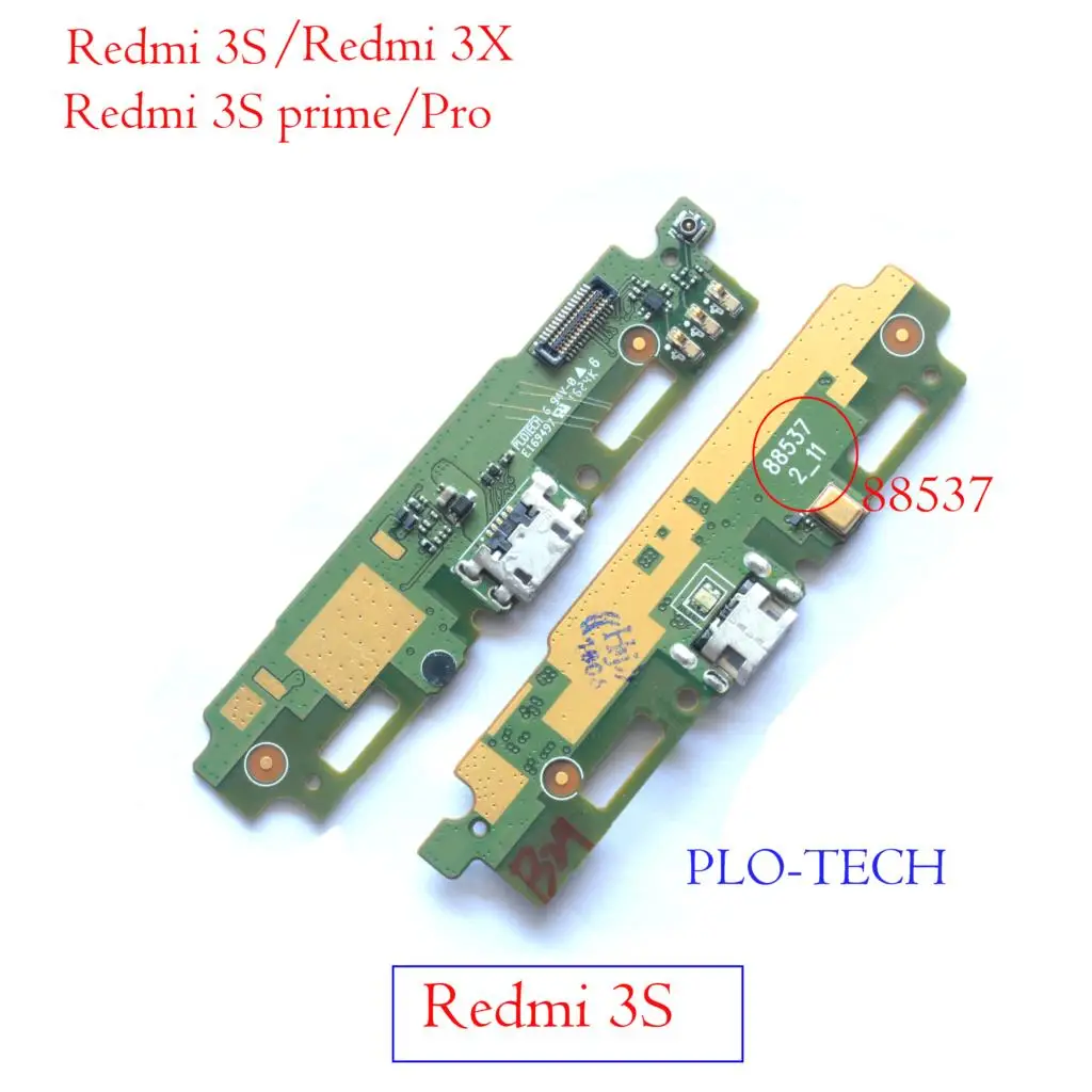 100% оригинальная USB-плата для Xiaomi Redmi 3 3S pro prime 3X док-разъем Micro Usb разъем зарядная