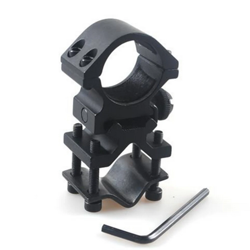Free Shipping Hunting Adjustable Tactical Gun QD Light Barrel Mount Bracket 25mm Ring for Laser Scope Rail Outdoor Airsoft Hot | Спорт и