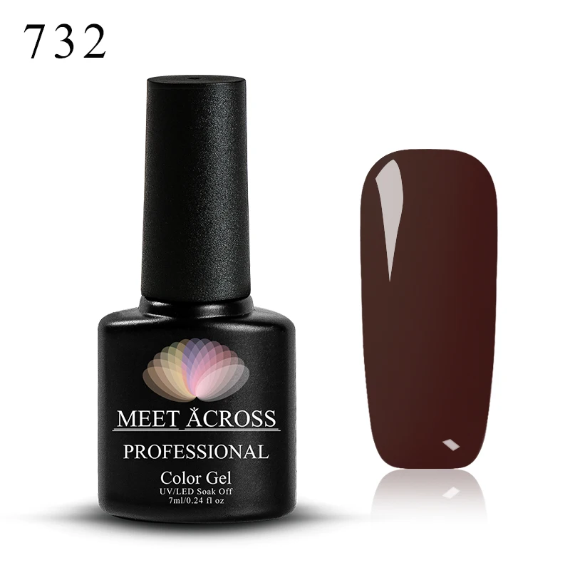 W2279 Meet Across 7 мл Лак для ногтей цветной УФ Гель-лак Vernis Полупостоянный Гибридный гвоздь Искусство Маникюр чистый цвет 148 цветов - Цвет: W2279
