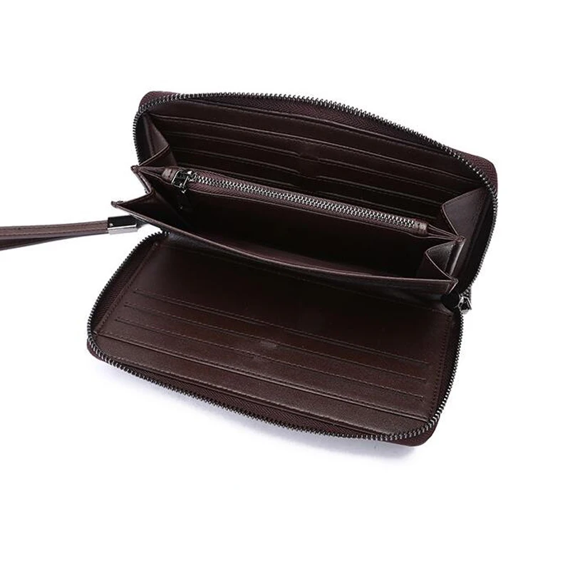 GENMEO в стиле ретро с черепом узор из натуральной кожи кошелек Мужская бычьей