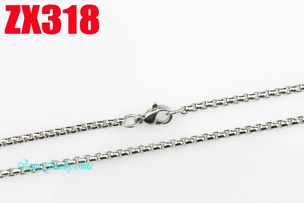 Цепочка круглая из нержавеющей стали 14 38 дюймов 2 0 мм 20 шт.|chain brooch|chain clothingchain link fence