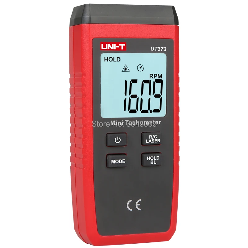 Мини Тахометр UNI T UT373 цифровой лазерный тахометр индикатор перегрузки ЖК