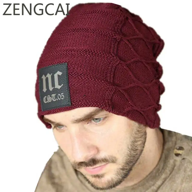 2018 зимняя шапка флисовая мешковатая шерстяная Мужская Зимняя Повседневная