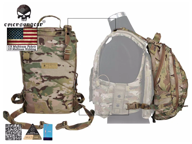 Штурмовый рюкзак EmersonGear съемный для оператора боевой страйкбола EM5818|backpacking packs| |