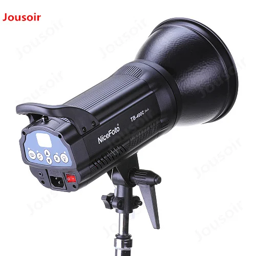 NiceFoto TB 400C 400W 400Ws монолитный стробоскоп для студийной фотосъемки с лампой