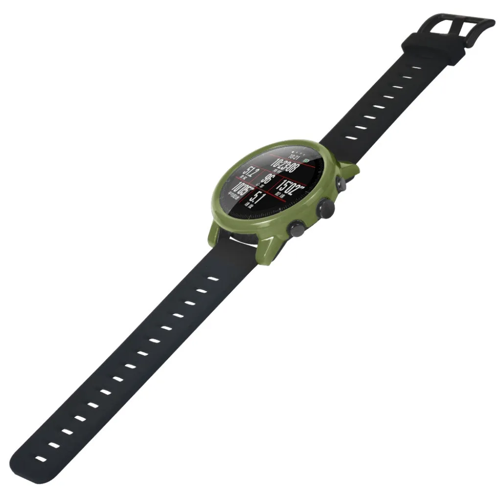 Модный чехол для ПК часы AMAZFIT 2/2S Stratos с защитой экрана Xiaomi Huami Cubierta protectora | Наручные