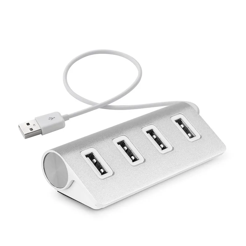 BinFul 4 USB порт адаптер алюминиевый материал USB 2,0 3,0 концентратор разветвитель синий индикатор светильник для Windows 7 8 10 XP Vista Mac