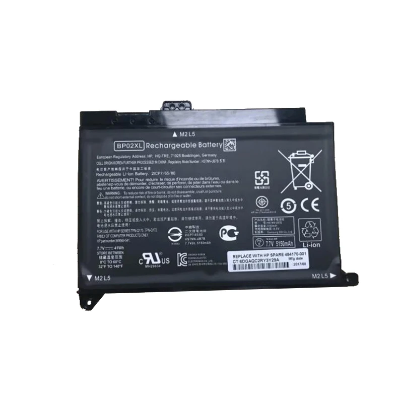 Батарея для ноутбука GZSM BP02XL HP 15 15-AU батарея 849909-850 849569-421 HSTNN-LB7H BP02041XL AU162TX |