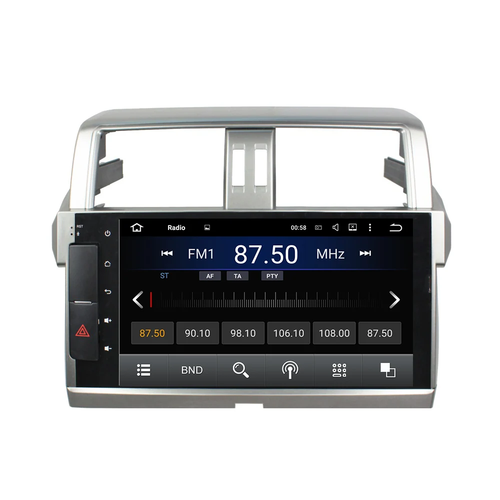 Автомобильный DVD-плеер с экраном 10 1 дюйма Android 5 GPS-навигационная система