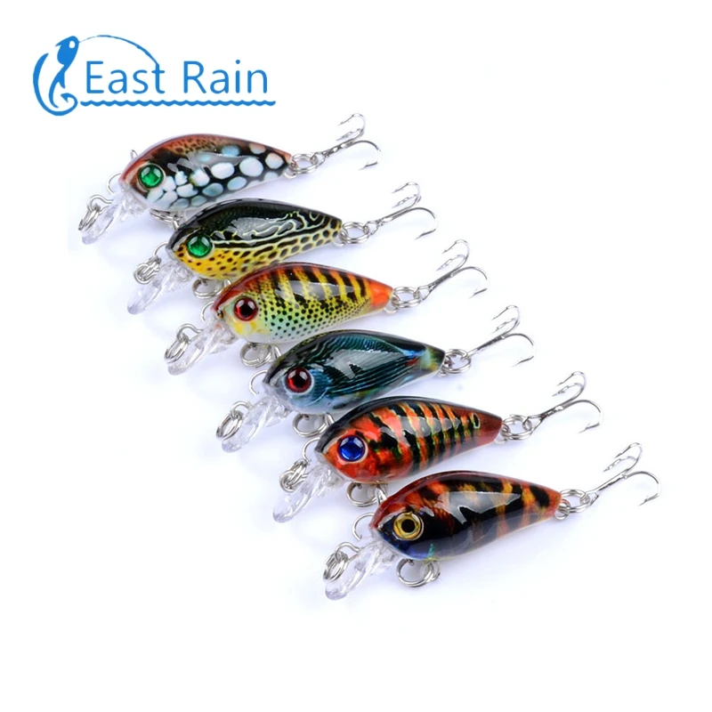 East Rain 4 5 см г окрашенная подвесная приманка для Пресноводной морской рыбалки SP
