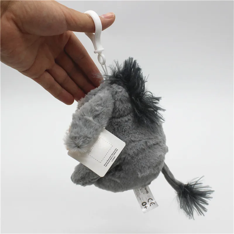 1piece 12cm Donkey Stuff Animal Soft Plush Toy Doll Birthday Children &amp Gril friend Gifts Eeeyore plush pendant toys | Игрушки и