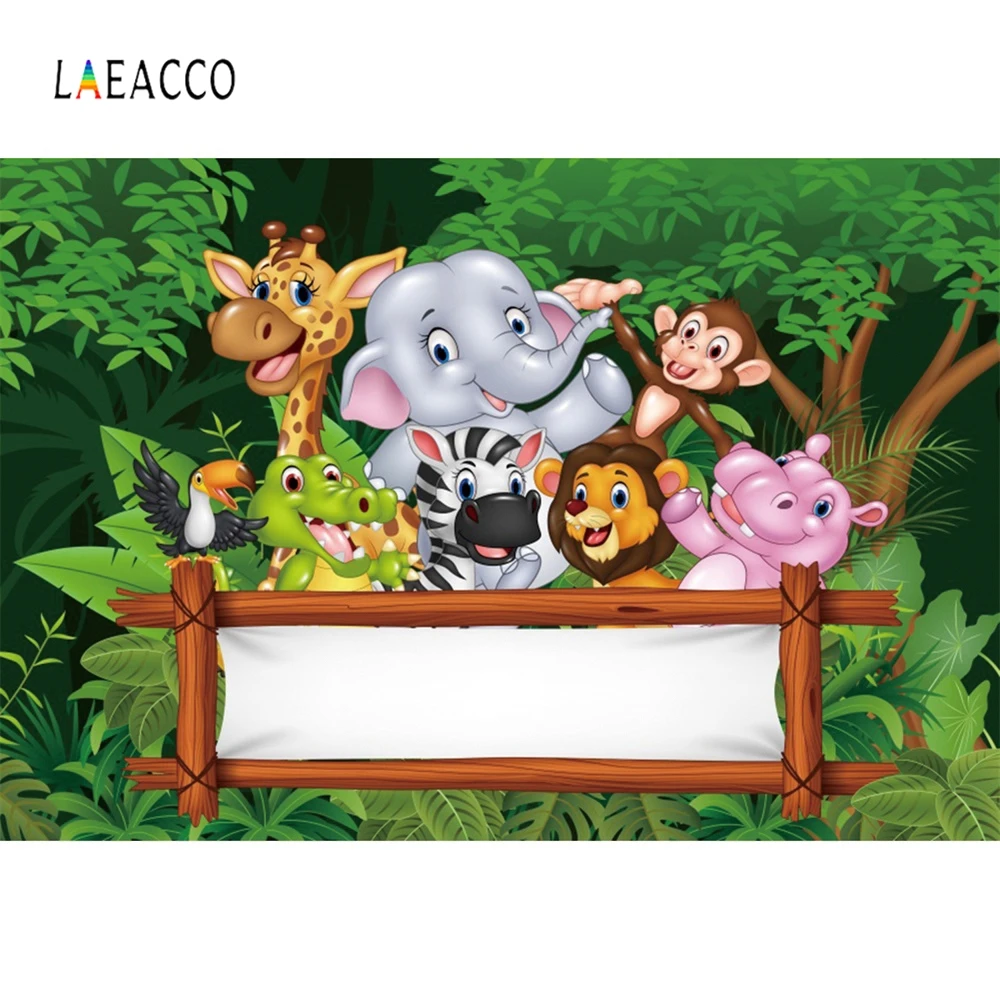 Laeacco сказочные лесные животные детские Персонализированные фотообои для