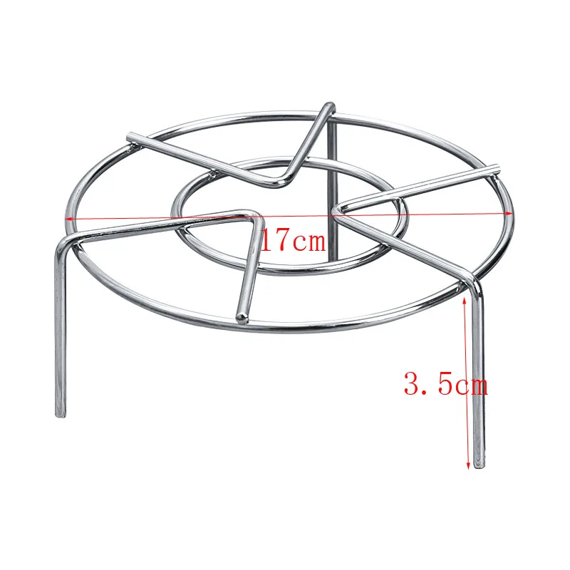 17xH3.5cm Пароварка из нержавеющей стали, многоцелевой паровой лоток, кастрюля, паровой лоток, кухонная посуда, рисоварка, пароварка - Цвет: 17xH3.5cm