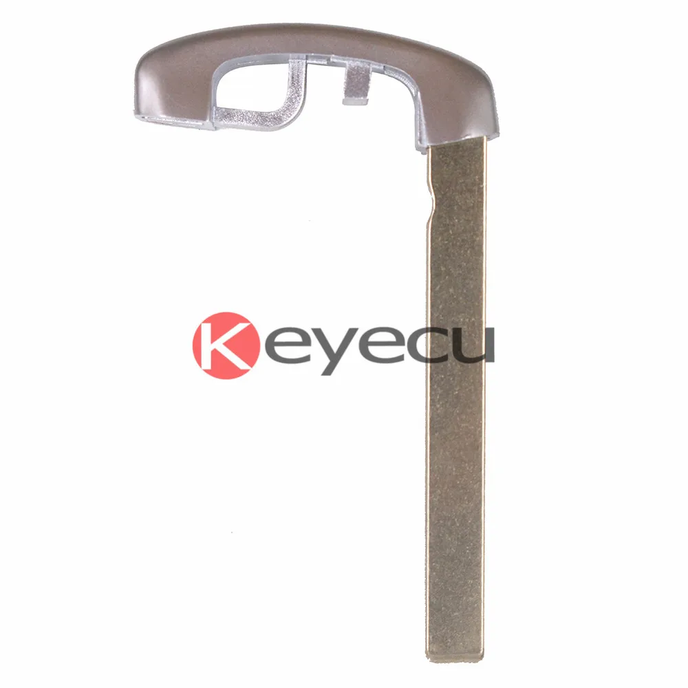 KEYECU 2 шт. режиссерский пустая вставка Emergnecy ключ подходит для 2009 2012 BMW F01 7 серии
