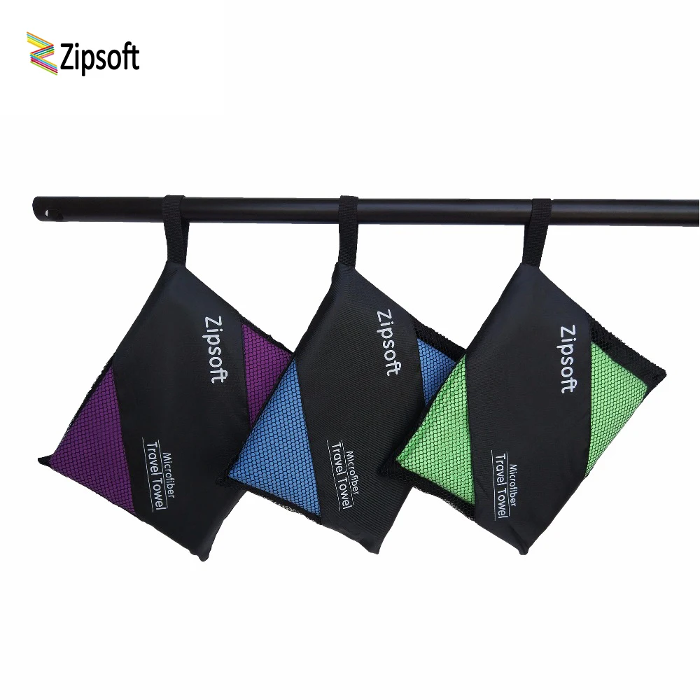 Zipsoft пляжные полотенца для взрослых микрофибры квадратный Ткань быстрое высыхание путешествия спорт полотенце Одеяло Ванны Бассейны Кемпинг