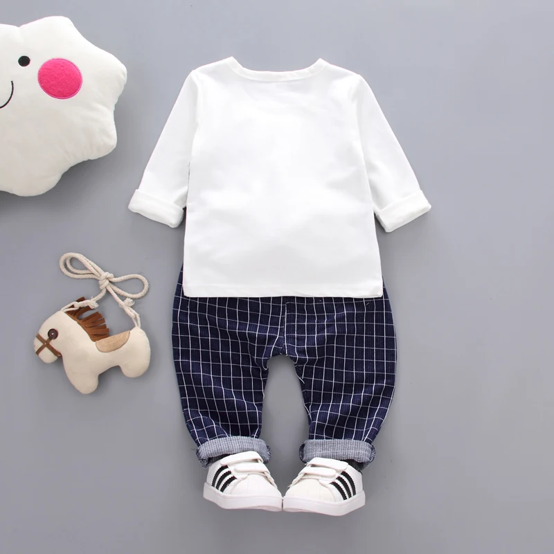 YATFIML summer Formal Children's clothes for boys Lattice baby boys suit kids blazers boy suit for weddings prom 9M-3T