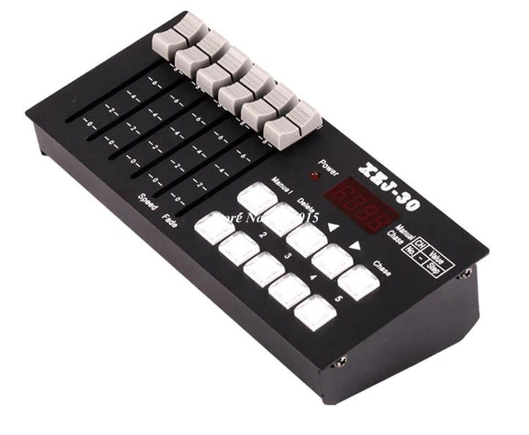 Для клубной вечеринки с диджеем шоу мини DMX512 консоль ступенчатый регулятор освещения аккумуляторная батарея портативная для вечерние концертные DJ шоу Бар паба