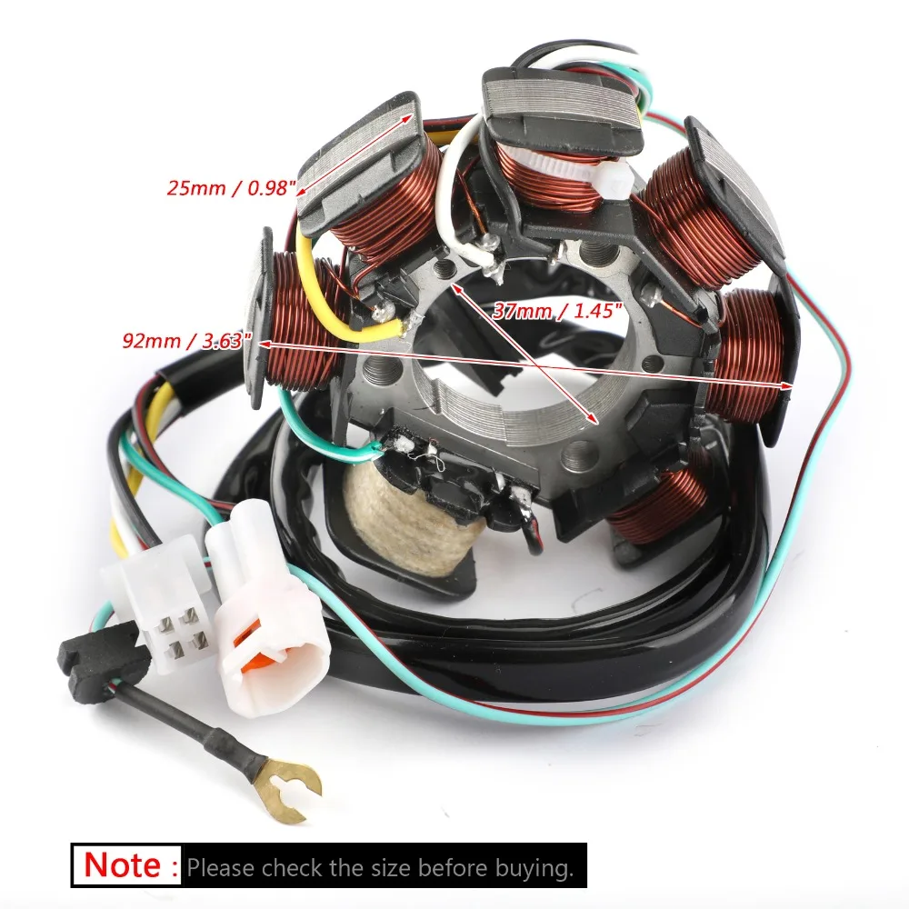 Areyourshop катушка статора мотоциклетного генератора для Yamaha DT125 DT125R 99 03 3RM 85560 00 01