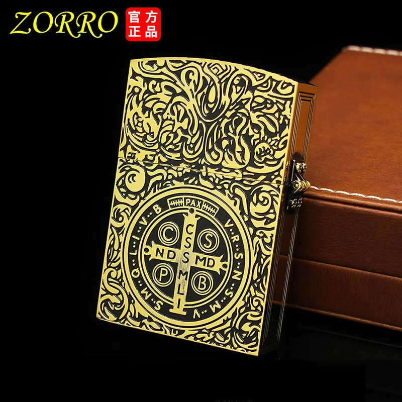 Zorro Constantine керосиновая Зажигалка для сигарет, винтажная шлифованная бензиновая зажигалка, фонарь, ретро гаджеты encendedor для мужчин