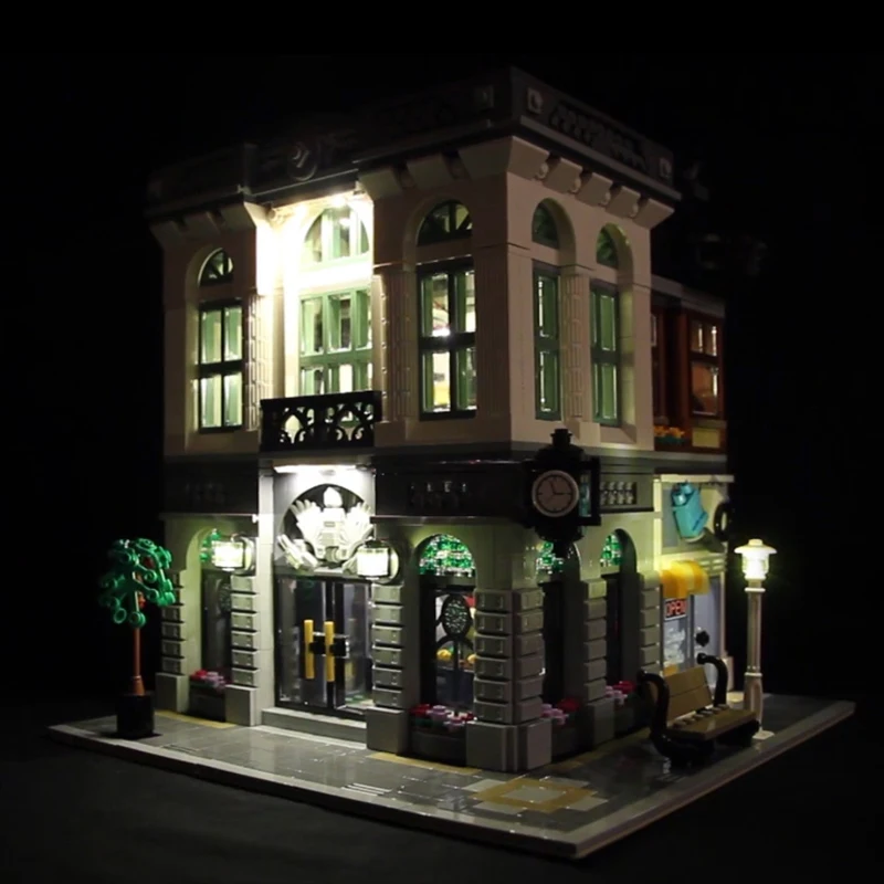 Светодиодный светильник для Lego 10251 строительный блок городская улица создателя