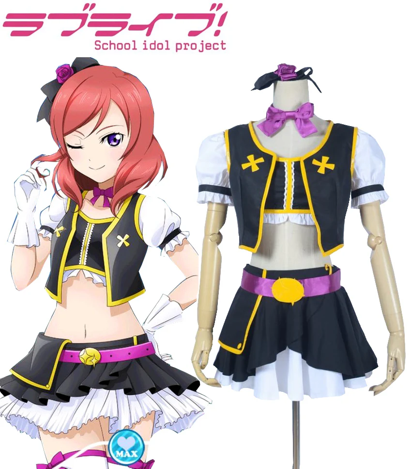 Love Live! Косплей косплей из мультфильма Маки нишикино без бренда для девочек одежда