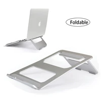 acoki adjustable height aluminum alloy laptop stand foldable portable notebook tablets cooling holder for macbook air pro ipad