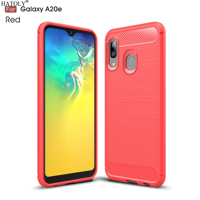 Чехол для Samsung Galaxy A20e чехол деловой стиль силиконовый мягкий ТПУ бампер телефона |