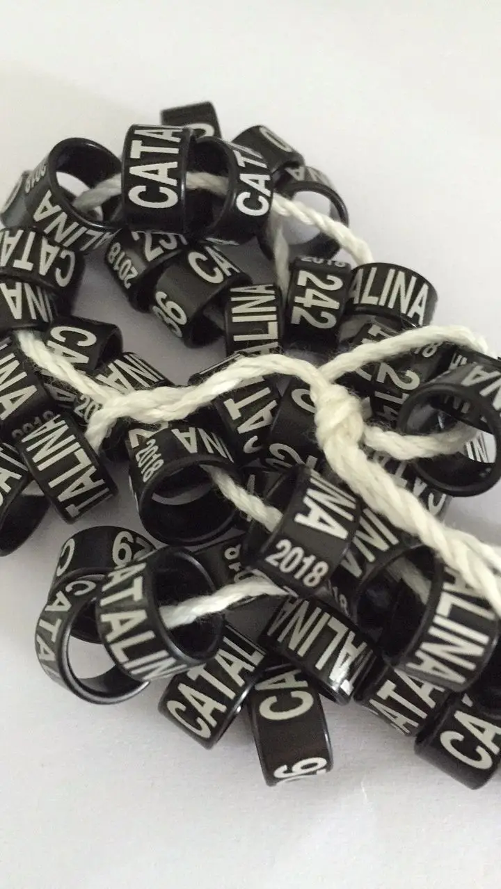 

Алюминиевое кольцо с логотипом, 150 шт., 2/2,5/2,98/3 мм