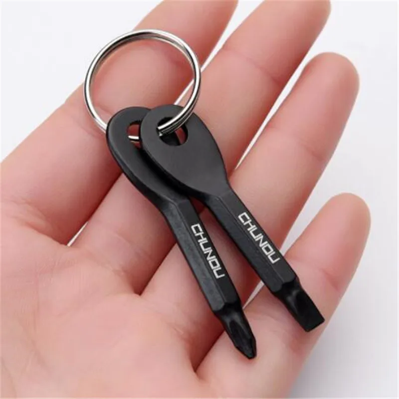 WKOUD 2 шт портативный брелок из нержавеющей стали Новое поступление Flathead