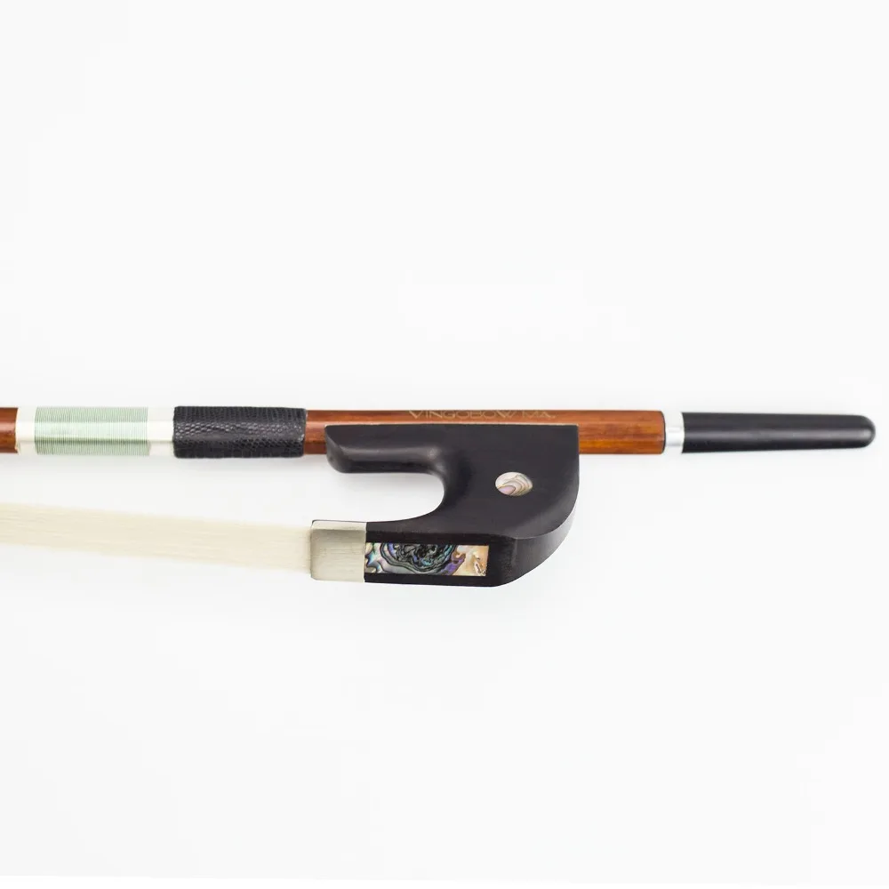 Басовый бант из черного дерева и никеля размеры 4/4 г.|violin parts accessories|pernambuco bass bowbass bow