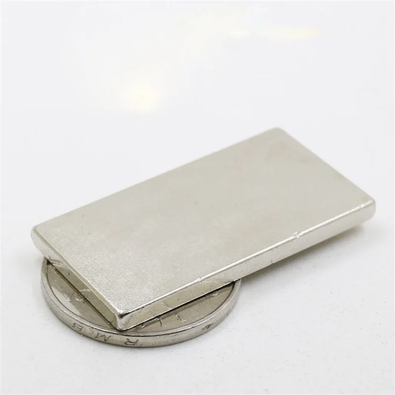5pcs Super Strong 40x15x2mm Block Bar Magnets Rare Earth Neodymium N35 Permanent magnet 40*15*2 Square | Обустройство дома