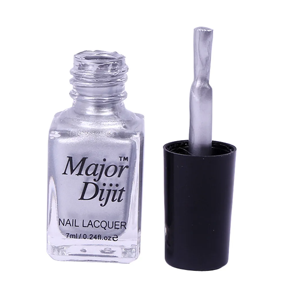 Ослепительный зеркальный лак для ногтей серебряная паста металлический цвет