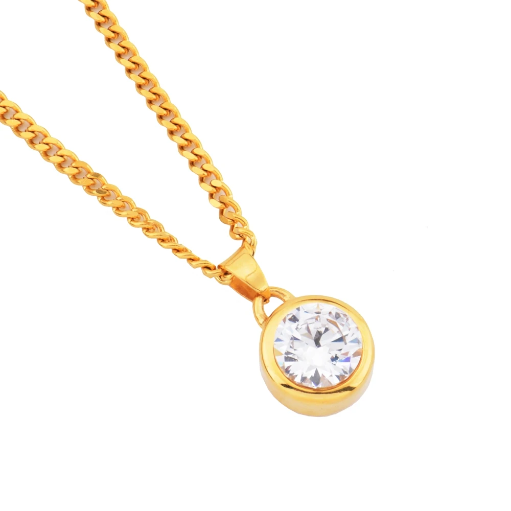 2018 new Hiphop Goofan Cylindrical stones Pendant Necklace Stainless Steel Fashion Jewelry for Men Women Gift STN918 | Украшения и