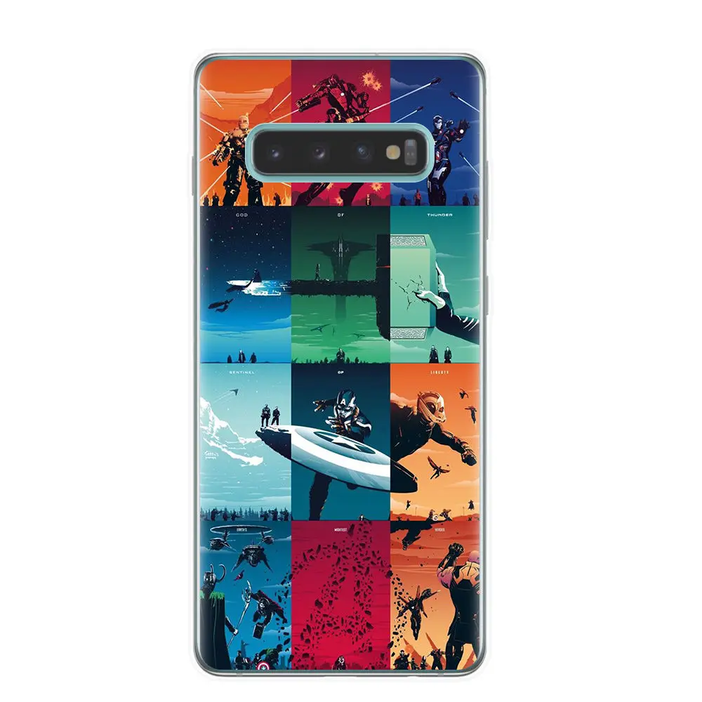 Marvel Мстители Герои комиксы коллаж чехол для телефона samsung Galaxy S10 Lite S10E S10 Plus M10 M20 Чехол Мягкий ТПУ силиконовый чехол - Цвет: T4035