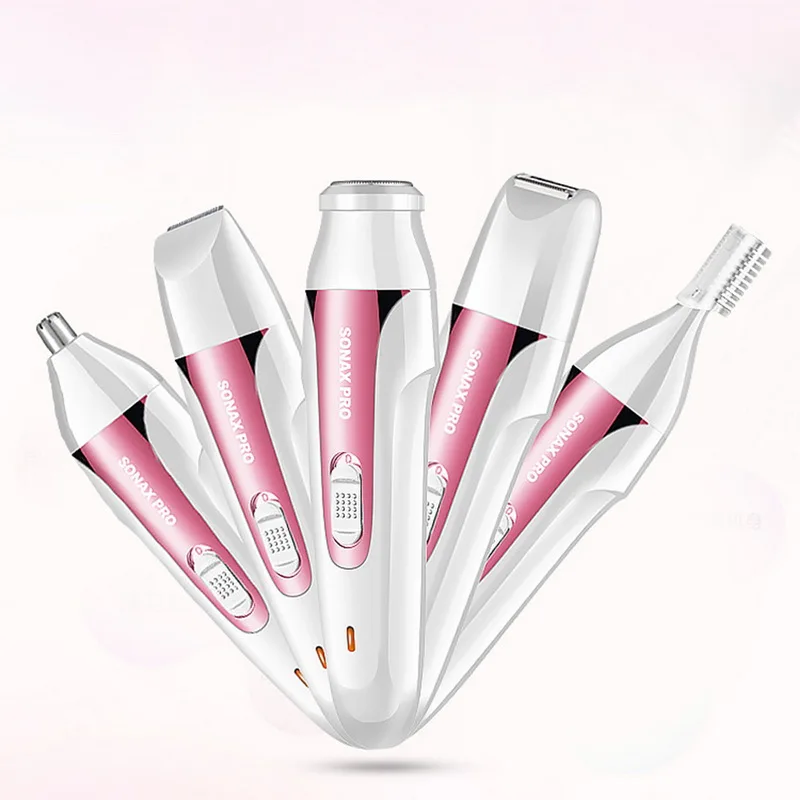 5в1 водонепроницаемый триммер для бровей носа волос электрическая бритва USB