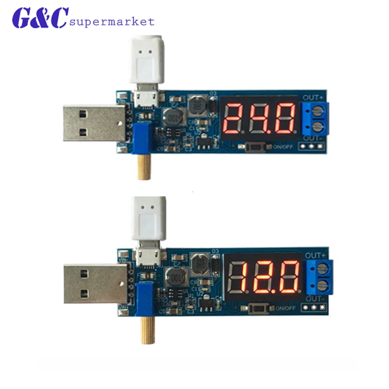 Dc dc 5 В до 3 в/12 в USB понижающий модуль питания регулируемые комбинированные