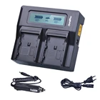 Зарядное устройство с ЖК-дисплеем для камер Canon EOS C100,Mark II, EOS C300, XF100, XF105, 1 шт., BP-970G BP 970G BP-975 BP-945