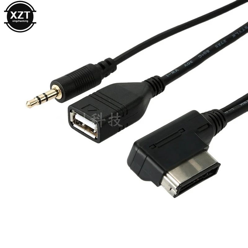 Для Audi зарядное устройство AUX аудио кабель музыкальный MDI AMI MMI интерфейс USB +