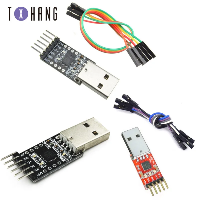 

1Pcs 5PIN CP2102 USB 2.0 to TTL UART Module 6Pin Serial Converter STC Replace FT232 Adapter Module 3.3V/5V Power