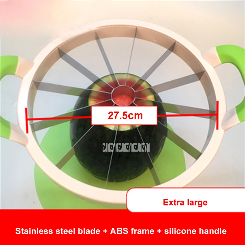 

New Arrival Home Cut Watermelon Artifact Slicer K211 Fruit Slicer Stainless Steel Fruit Knife Cut Watermelon Fruit Knife 27.5cm