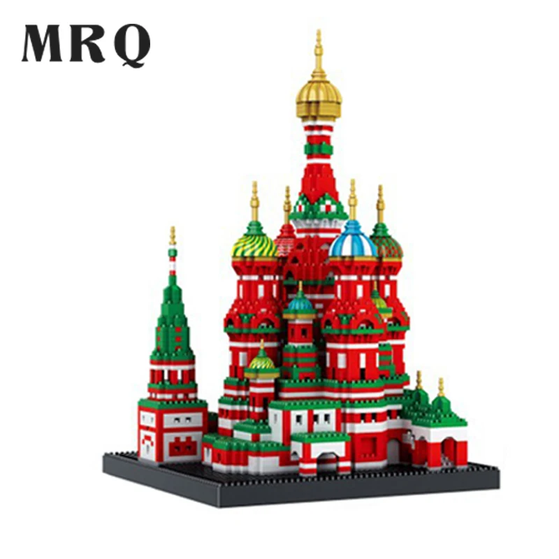Мини-конструктор архитектурная модель маленькие строительные блоки серия Balody