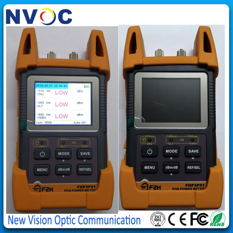 FHP3P01 Grandway GPON EPON PON оптический измеритель мощности с хранилищем данных 1000