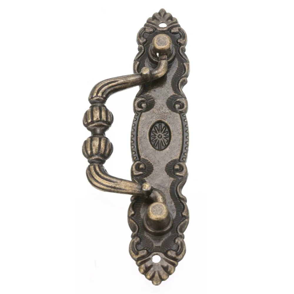 Антикварные бронзовые ручки для ящиков комода винтажные шкафа цинковые из