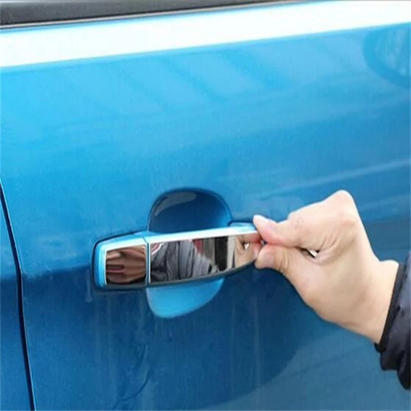 

Car Door Handle Cover Protective shell For VW 2013 Tiguan Santana Sagitar Polo Octavia Fabia Rapid Yeti Rapid Spaceback 8pcs/set
